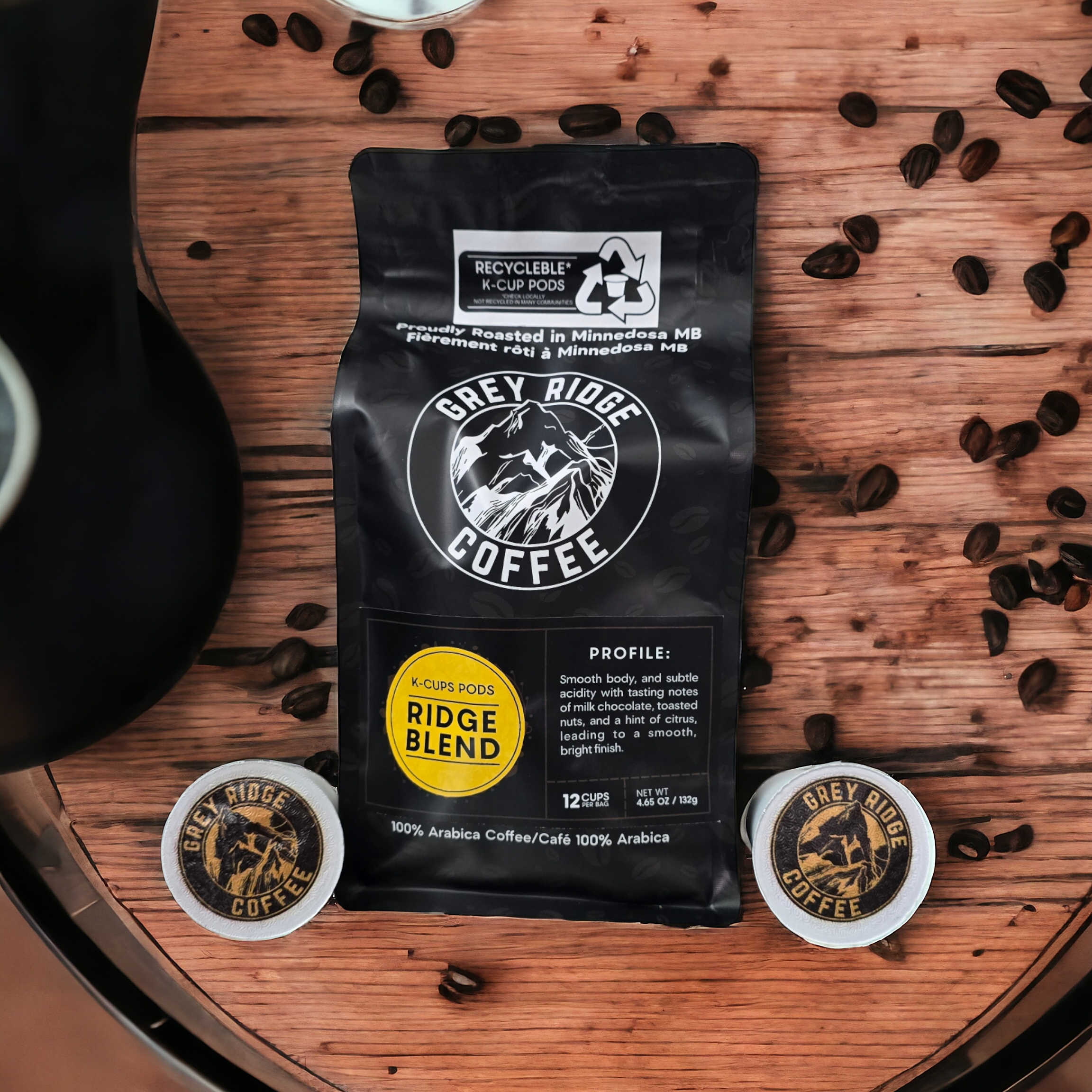 K-CUPS Ridge Blend – Grey Ridge Coffee